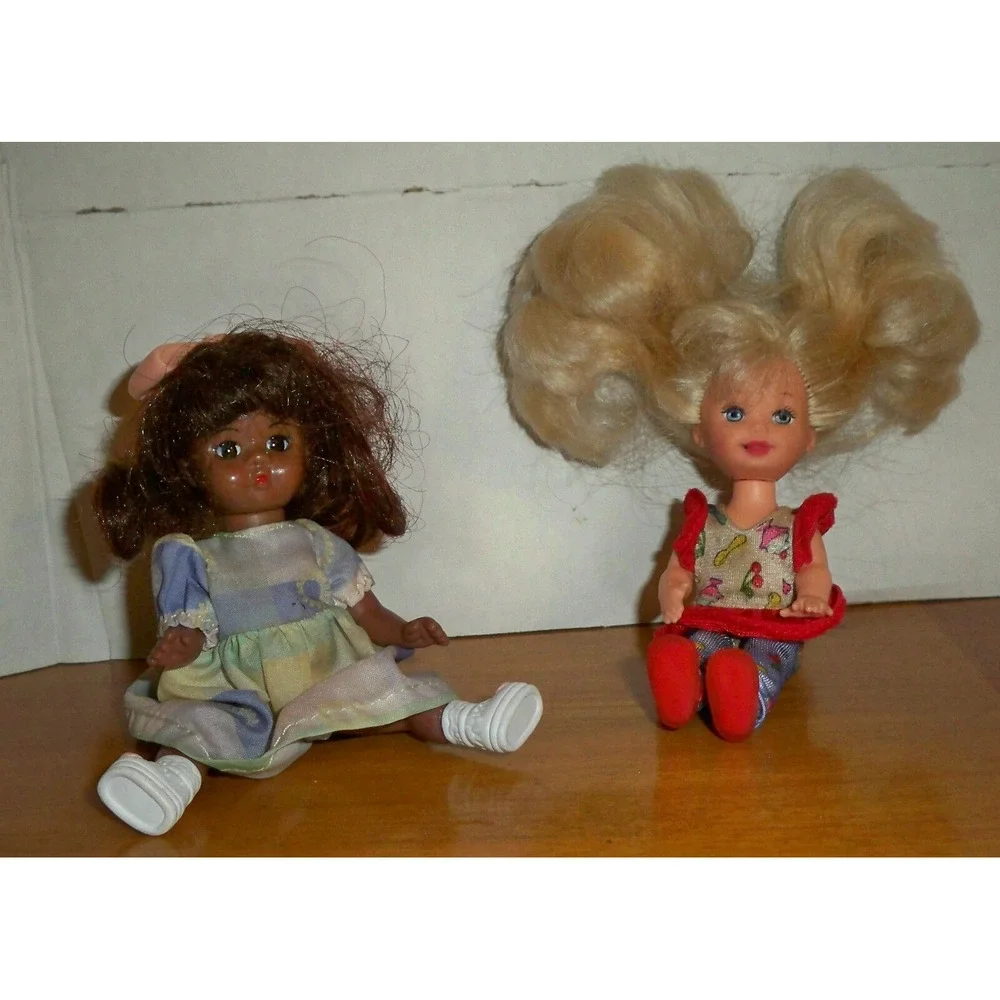 Lot 2 dolls 1999 Barbies Eatin Fun Kelly and 2005‎ McDonalds Jump Rope Alexander